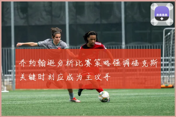 乔约翰逊分析比赛策略强调福克斯关键时刻应成为主攻手